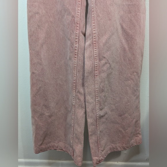 Sezane 70s Feminine Preppy Dreamy Minimalist Romantic Pink Trousers Pants 40 - Picture 5 of 11